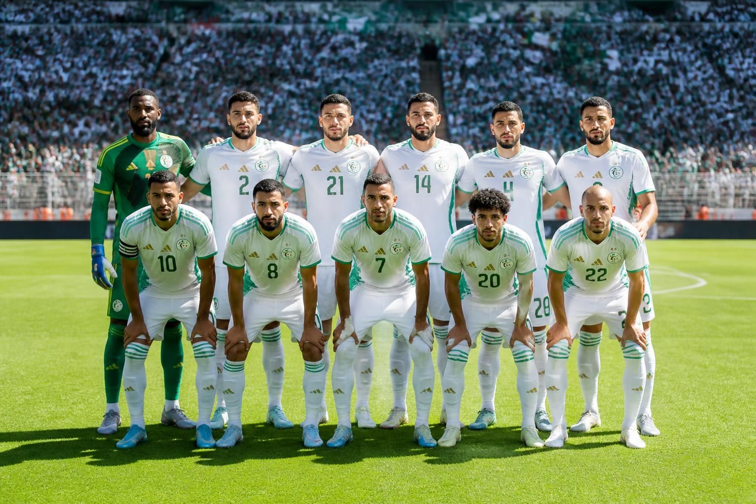ontdek de opstelling van het algerijnse team voor het wk 2026 en ontdek welke spelers in de selectie staan voor het wereldkampioenschap.