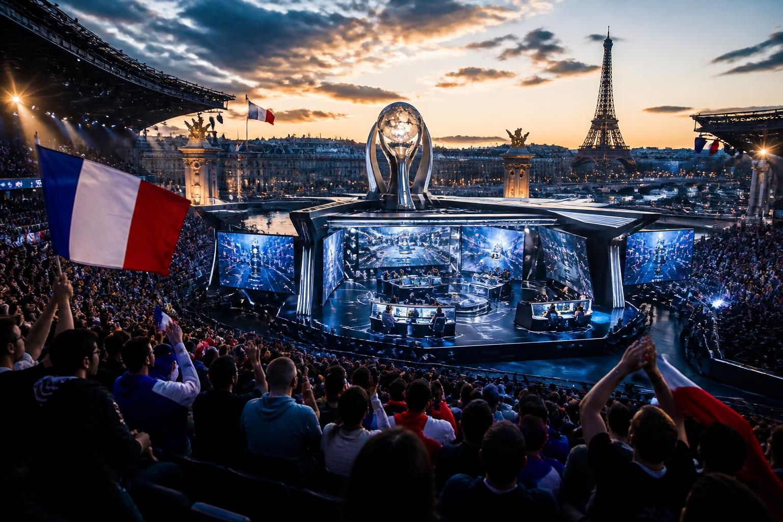 frankrijk neemt de organisatie van de esports nations cup over van saoedi-arabië, het prestigieuze 'olympische spel' voor gamers, en brengt een nieuw hoofdstuk in de competitieve esportswereld.