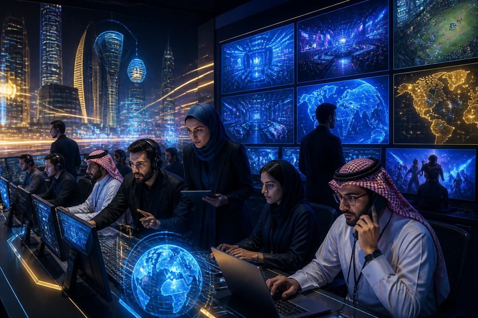 ontdek hoe saoedi-arabië haast maakt om zijn esports world cup op tijd te lanceren, met belangrijke sponsors en zenders betrokken in deze race tegen de klok.
