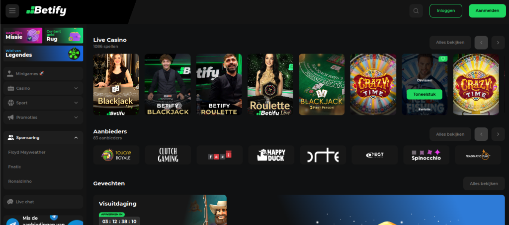 Betify actiecode 2026 casinospel